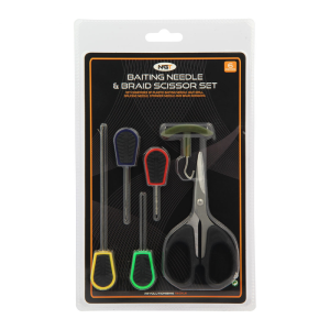 NGT 6pc Soft Grip Tool Set - 4 Needles, Braid Scissors and Knot Puller - Image 1
