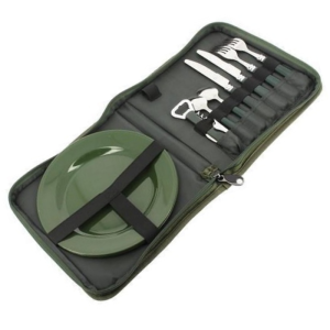 NGT Fishing Brew Kit Set – Cutlery, 2 Cups, 3 Pots, Tea Case Carp Tackle Camping - Image 3