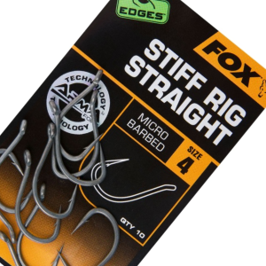 Fox Edges Armapoint Stiff Rig Straight - Barbed - Image 2