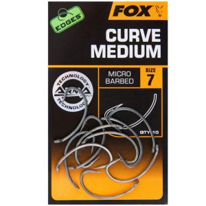 Fox Edges Armapoint Curve Shank Medium Barbed - Image 1